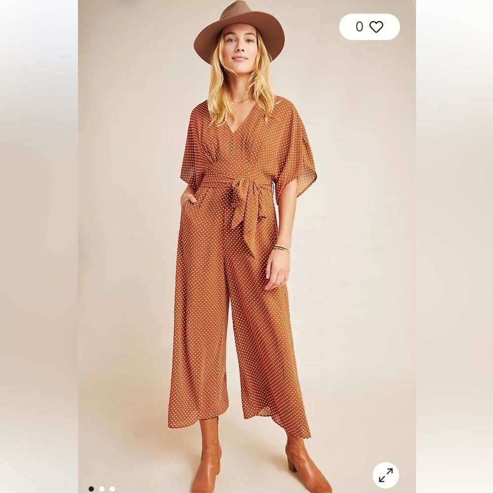 DRA CLOTHING SIZE Anthropologie jumpsuit Catania Jumpsuit